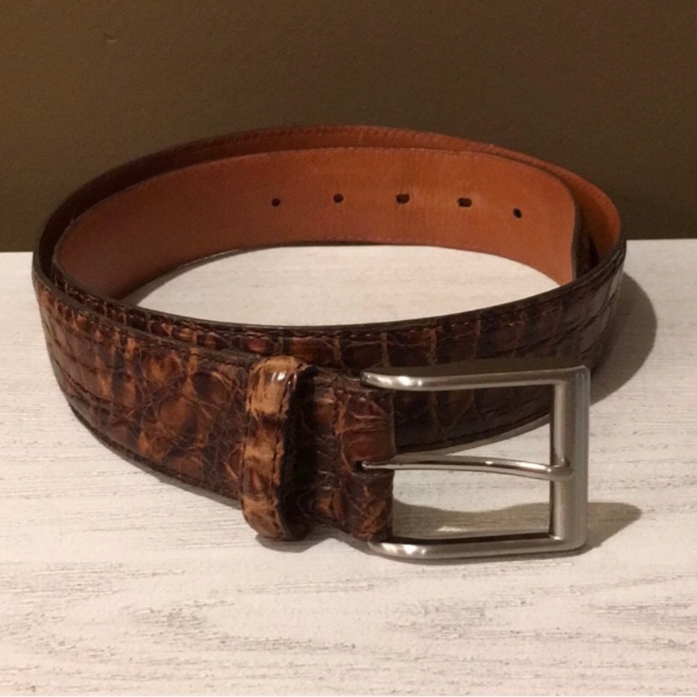 Crocodile Belt
Brown
Size 38
Bryant Park NY